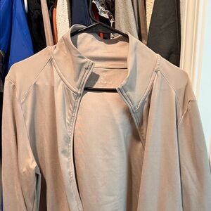 Danskin Light Tan Zip-Up Jacket